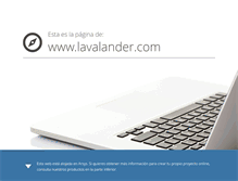 Tablet Screenshot of lavalander.com